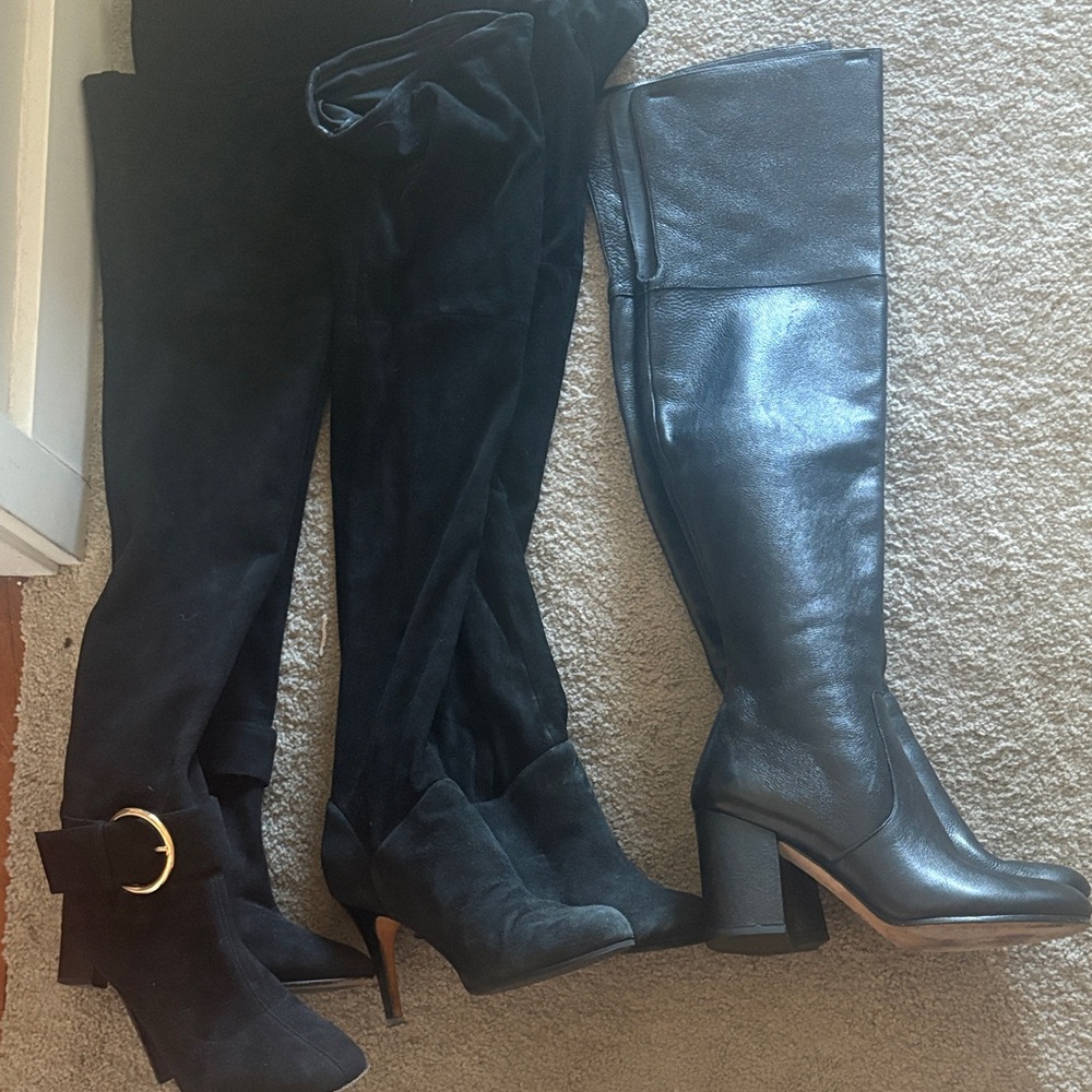Giuseppe Zanotti, Carolina Herrera x Nike, Via Spiga Black OTK Boot Bundle